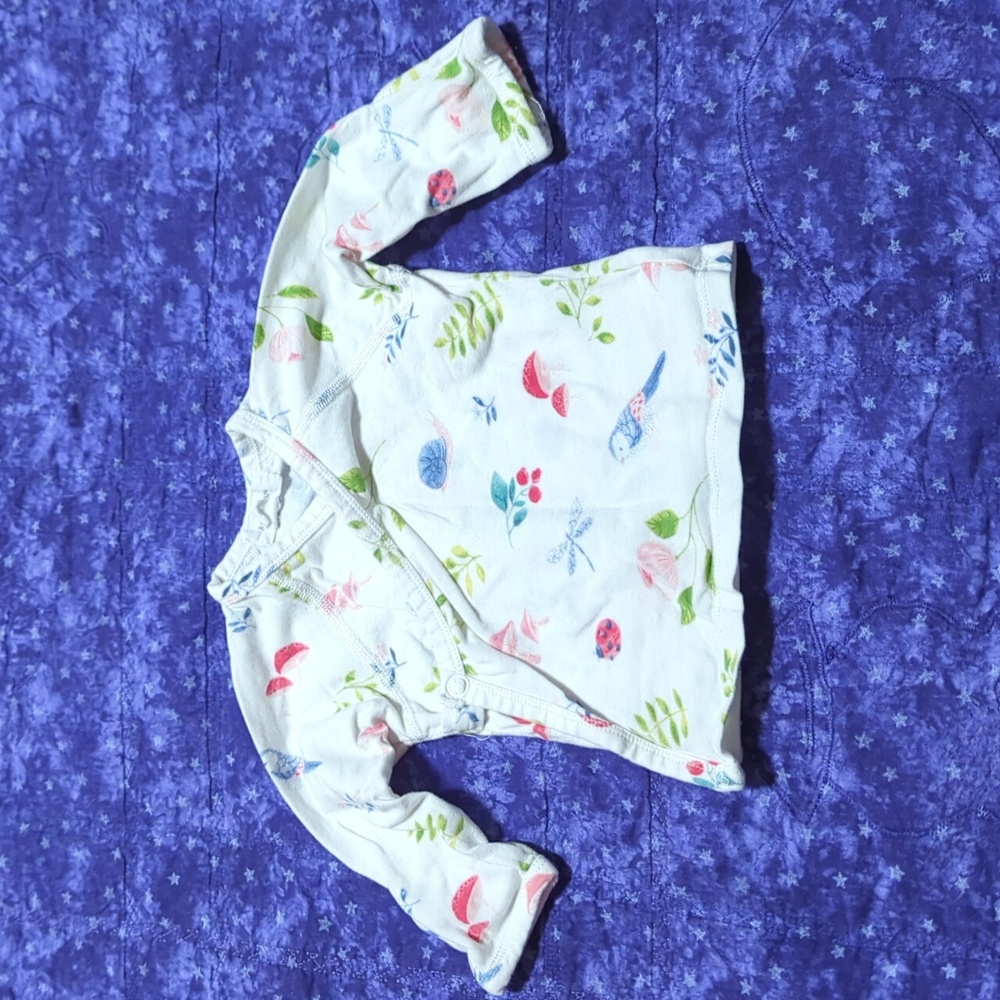 Kimono style top sz 0-3m